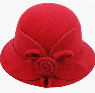 Womens 1920s Summer Sun Church Hats for Women Bucket Cloche Bowler Hat Vintage Cloche Round Hat