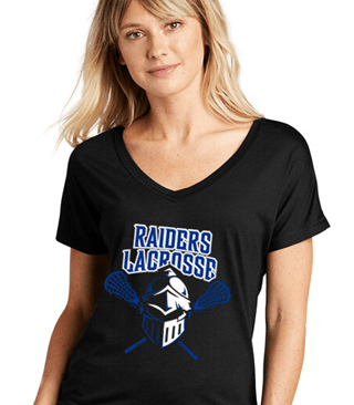 Girl wearing lacrosse spirit wear