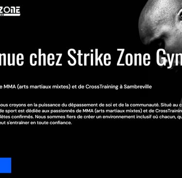 site web strikezone.be by madkweb
