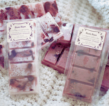 fondants bougie artisanale chocolat chaud