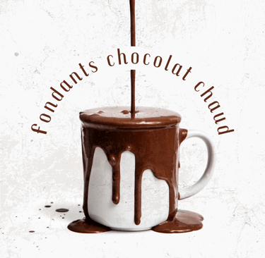 fondants chocolat chaud bougie artisanale