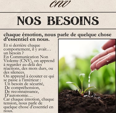 la cnv reconnait nos besoins