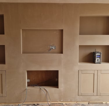 MDF bespoke Media wall