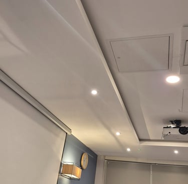 damaged MF ceiling repair