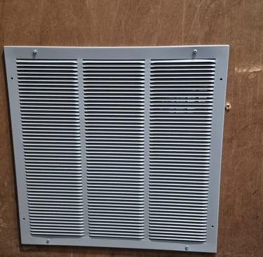 Fire rated fire door grille