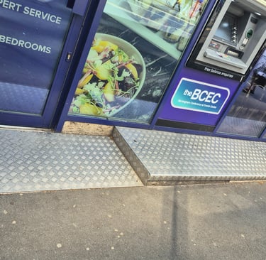 Checkerplate floor cladding