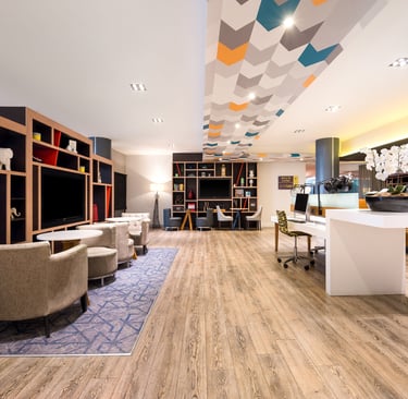 hotel reception refurb