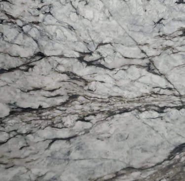 beautiful black and white striped premium granite