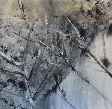 Jaï - Acrylique sur toile 2025 - Fleurs du Silence 50x61cm - Artiste Carla Bayle 