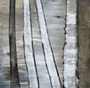 Jaï - Acrylique sur toile 2025 - Pleinitude 100x100cm - Artiste Carla Bayle 