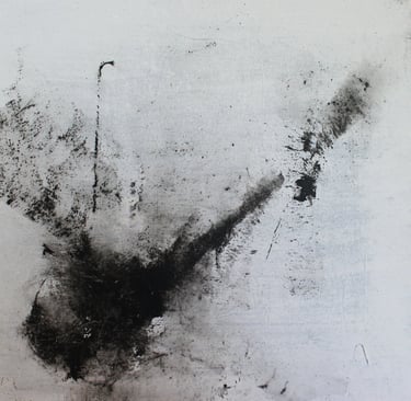 Caché derrière 40 x 40 cm 500 €