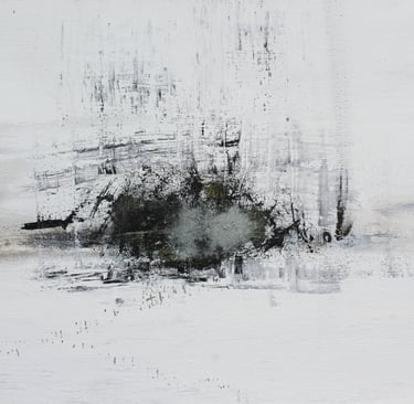 Jaï - Acrylique sur toile 2025 - Exil 73x60cm - Artiste Carla Bayle 
