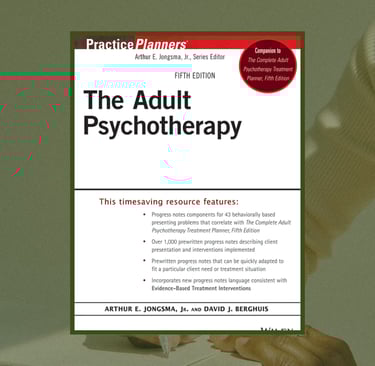 Adult Psychotherapy Notes