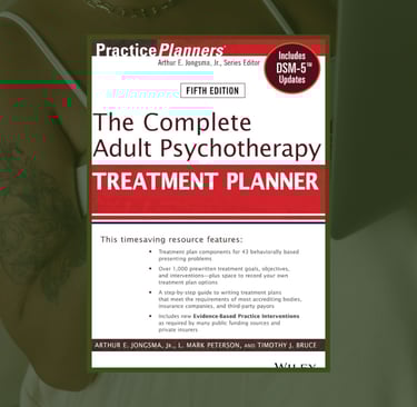Adult Psychotherapy Treatment Planner