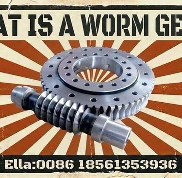 Industrial worm gear and worm wheel set for high torque reduction