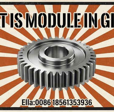 Technical comparison of different gear modules for industrial applications