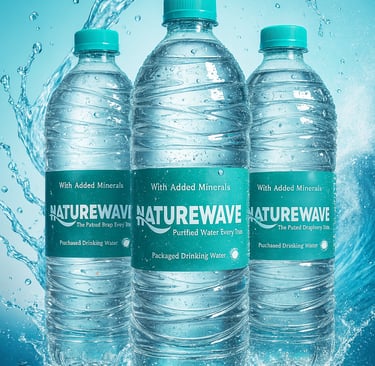NeatureWave 1 L Round Water Bottle
