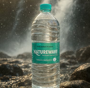 NeatureWave 1 L Round Water Bottle