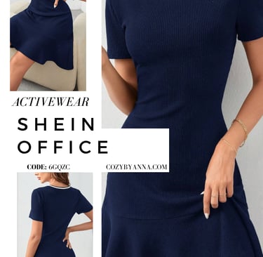 Shein Frenchy casual summer dress with round neck and ruffle hem – lightweight sun dress everyday