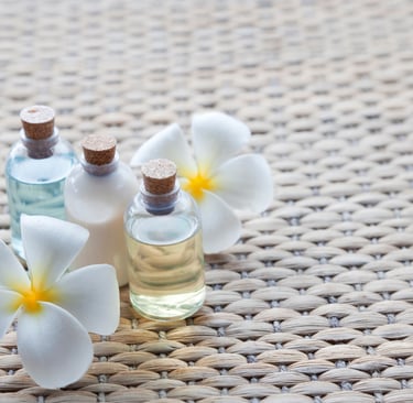 Flacon d’huile parfumée artisanale à base de fleurs d'oranger – Senteurs de Fès