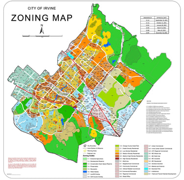 Irvine zoning map
