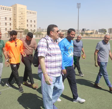 Ground Visit by Dr.Emad Elbannany