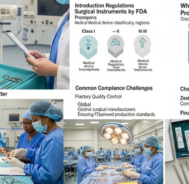 Learn how FDA regulations impact surgical instruments. This buyer’s guide covers compliance, approva