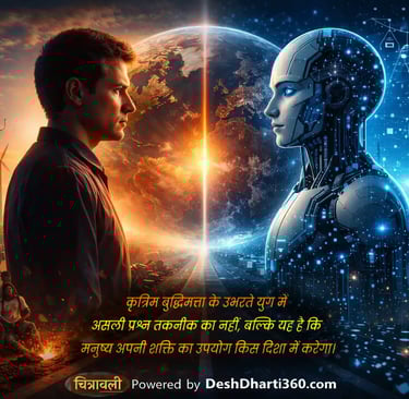 Artificial intelligence and humanity standing at crossroads of future technology and ethical responsibility