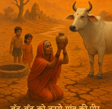 "बूँद-बूँद को तरसे गाँव की पीर, जल ही जीवन है – यही है अंतिम सीख!" — चित्रावली – Powered by DeshDhar
