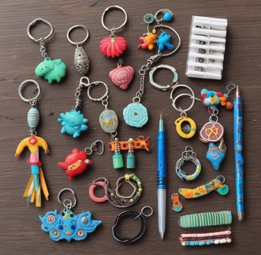 A hand holding a smartphone displaying an online shopping webpage. The screen shows a listing for a unisex sweatshirt with multiple images of a person modeling the garment. The background is a blurred scene of trees and green grass, suggesting an outdoor setting.