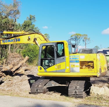 Lot clearing North Port Florida SOS Septic and Sewer