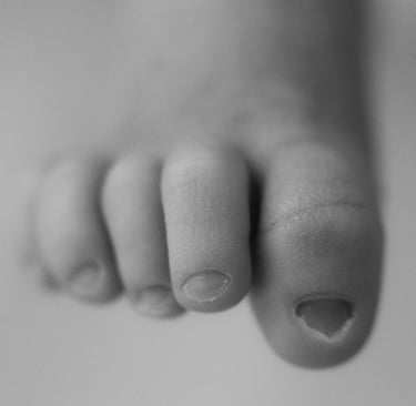 Close up newborn details captured by Adelaide newborn photographer