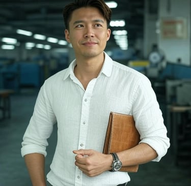 a man in a white shirt and a watch