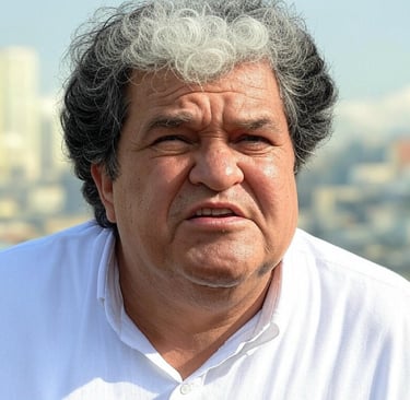 a man with a white shirt and a white shirt