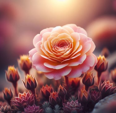 a single pink rose, close-up