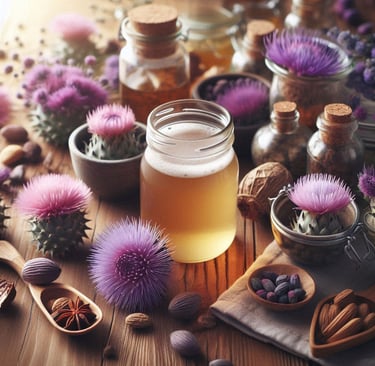a milk thistle tonic