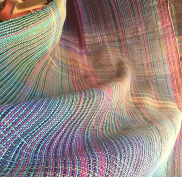 handwoven cloth by Isa Stead
