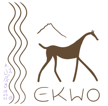 Logo proposto por Jaum para exposição sobre história natural dos cavalos