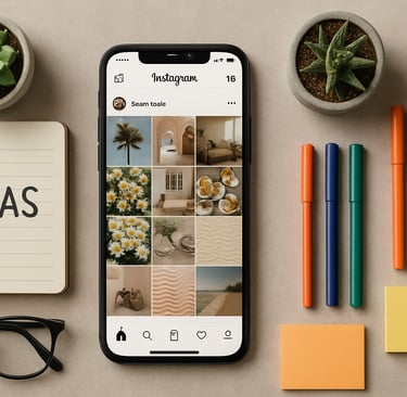 feed-do-Instagram-cercado-por-objetos-trabalho