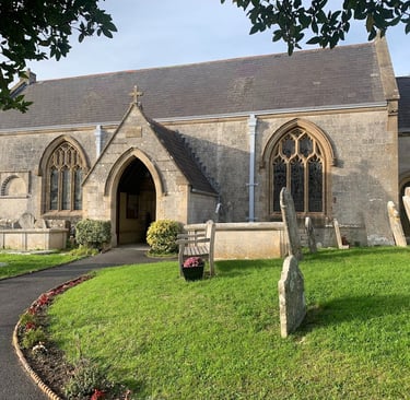 St Nicholas Church Upwey at the junction of Mill Street and Dorchester Road