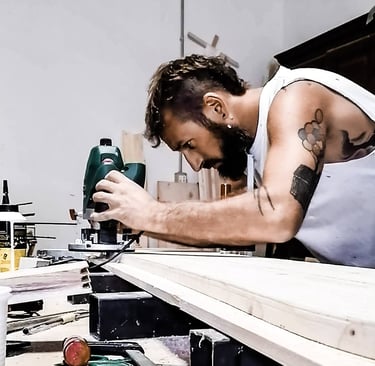 Preparazione del channel per colatura resina poliuretanica