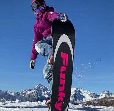 maestro di snowboard a sestriere