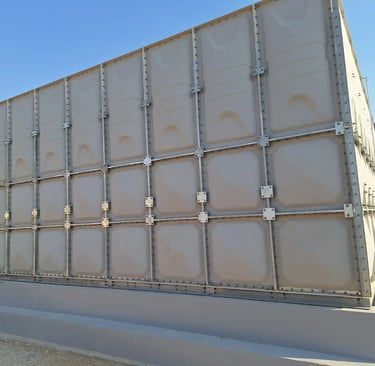 GRP Sectional Water Tank Photo
