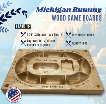The Riverside Realms Extra Large Custom Tripoley Board