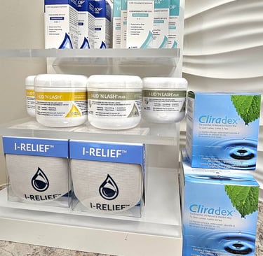 bowmanville optometrist, eye care products for dry eye, healthy eyes, blepharitis treatment