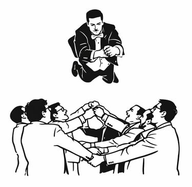Illustration de pose amusante pour animation photo mariage