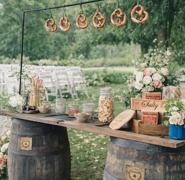 Bar sur tonneau, ancien mariage