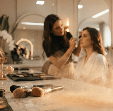 Produtos profissionais para técnica de maquiagem blindada e selagem de pele no We Hall Beauty.