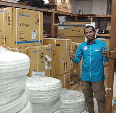 Proyek Pemasangan AC Pekanbaru