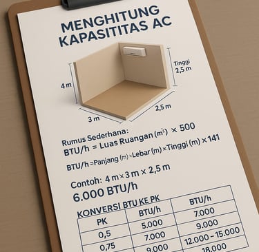 Pemasangan AC Pekanbaru